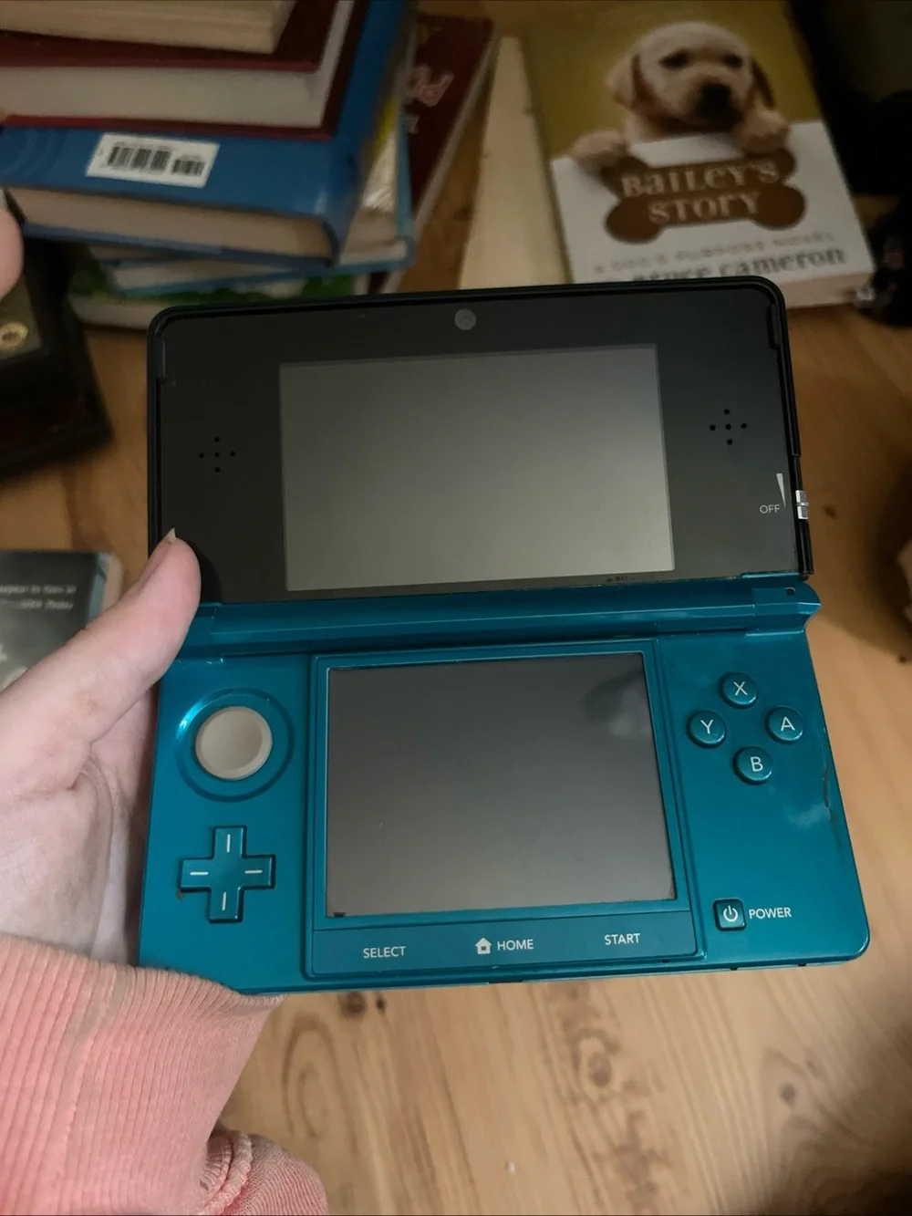 Nintendo 3DS console blue aqua(TESTED WORKS GREAT!)